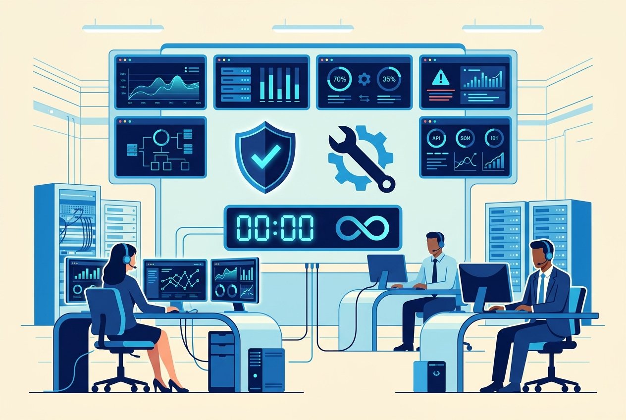 Ilustração do sistema HSE Tracker para segurança e ambiente